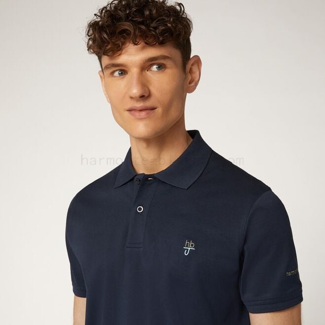(image for) Acquista Online Polo in cotone narrow fit F08511-0910 Black Friday