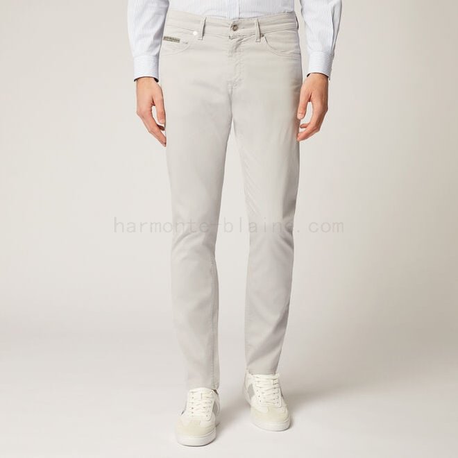 (image for) saldi harmont e blaine Pantalone narrow-fit con dettagli a contrasto F08511-0802 Scontate